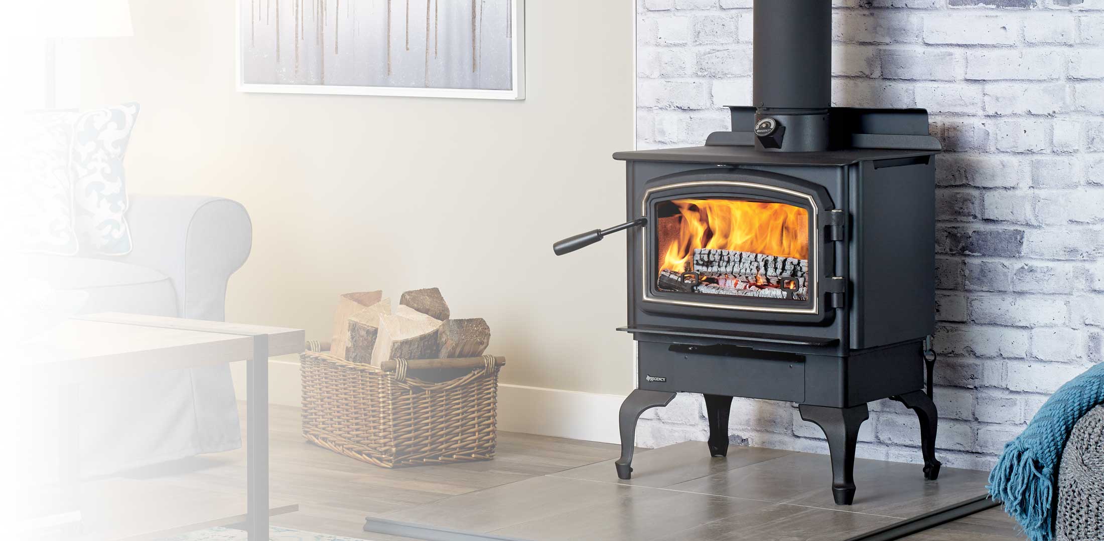 REGENCY NUOVA STUFA LEGNA F2500 CASCADE-SERIES